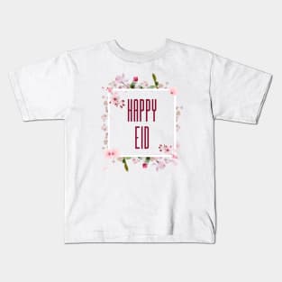 eid mubarak happy eid Kids T-Shirt